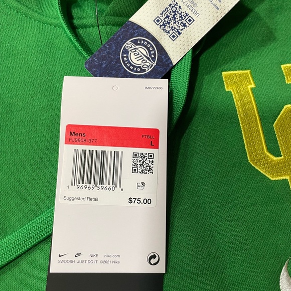 University of Oregon Ducks Men’s Nike Hoodie - Picture 7 of 12